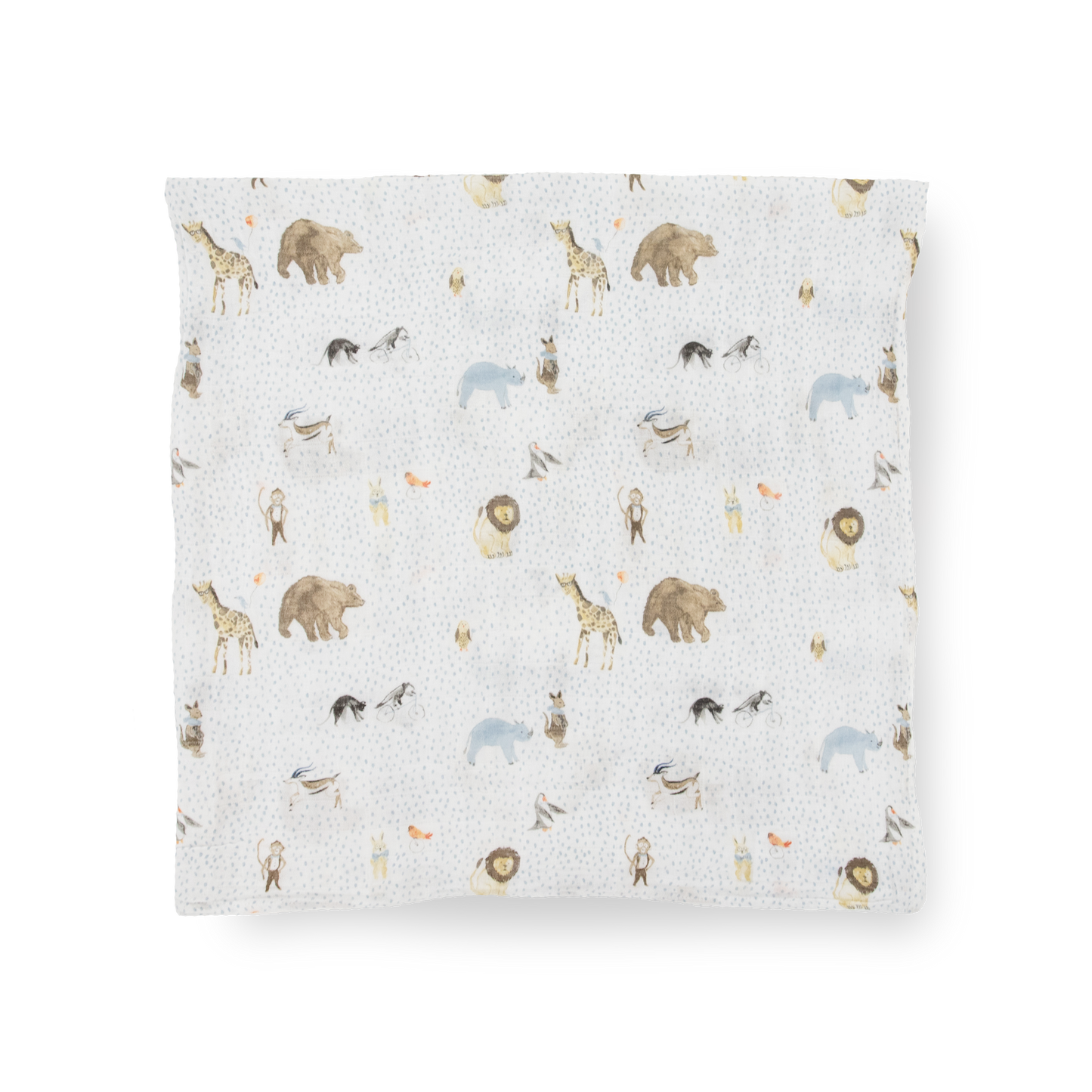 Cotton Muslin Swaddle Blanket 3 Pack - Party Animals