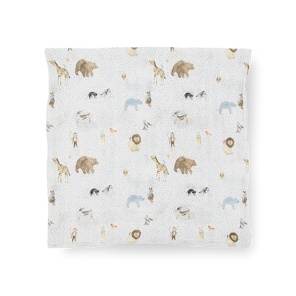 Cotton Muslin Swaddle Blanket 3 Pack - Party Animals