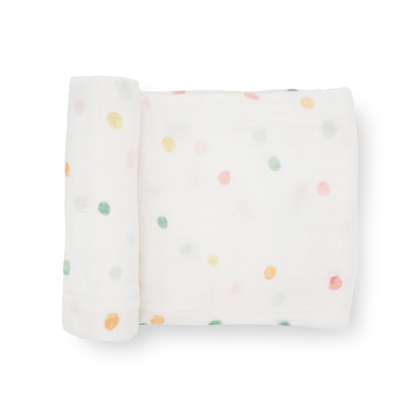 Cotton Muslin Swaddle Blanket - Party Dots