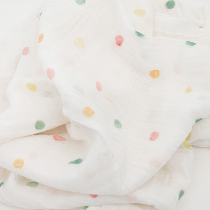 Cotton Muslin Swaddle Blanket 3 Pack - Party Animals