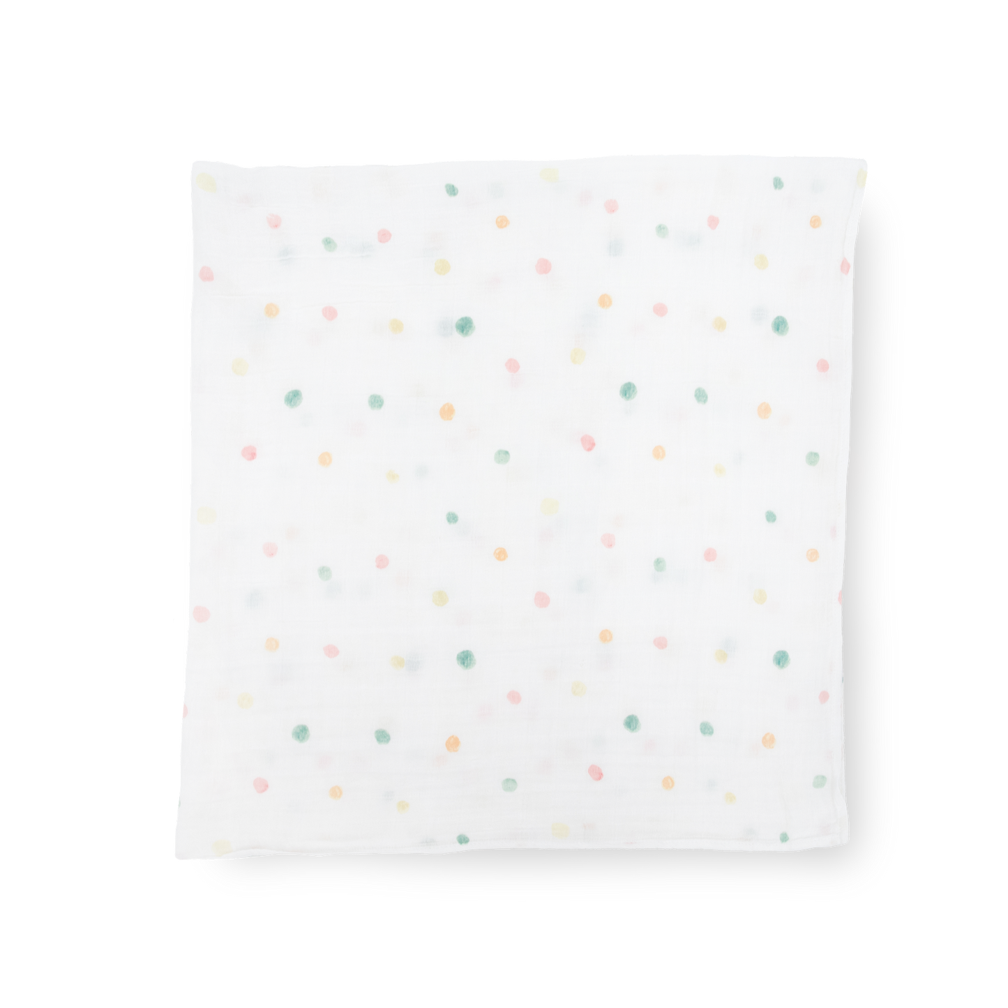 Cotton Muslin Swaddle Blanket - Party Dots