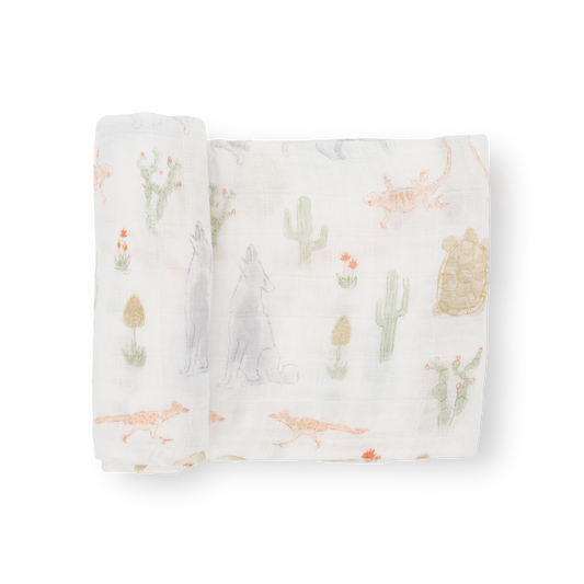 Cotton Muslin Swaddle Blanket - Desert Night