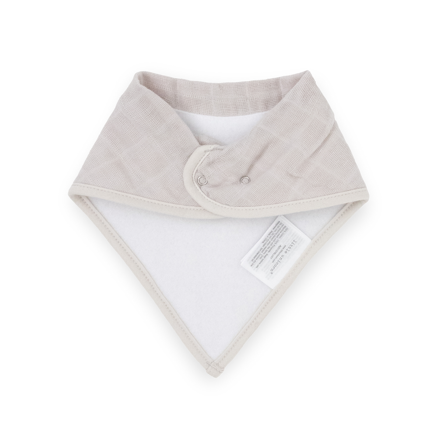 Cotton Muslin + Fleece Bandana Bib 4 Pack - Mauve Stripe