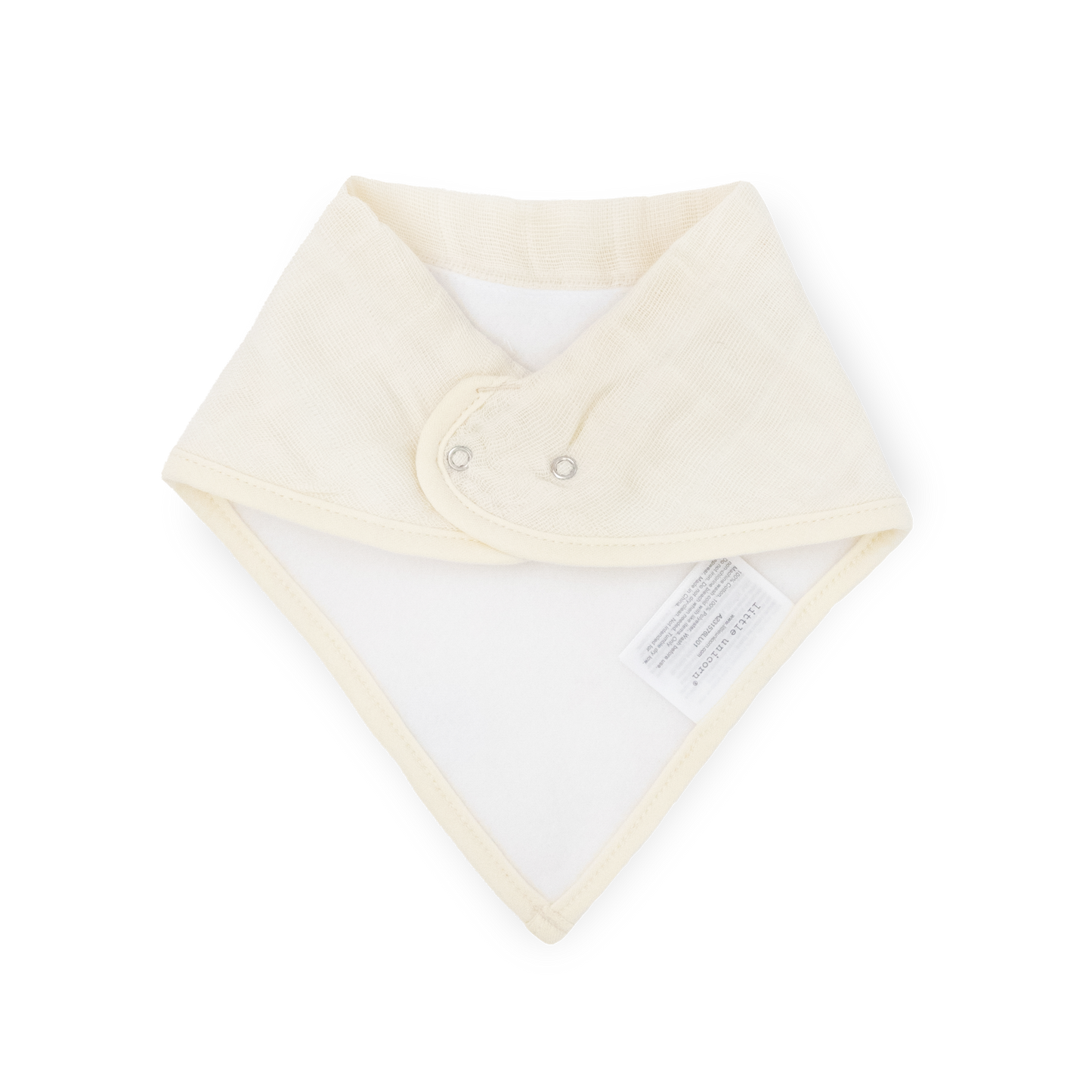 Cotton Muslin + Fleece Bandana Bib 4 Pack - Tropical Leaf