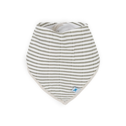 Cotton Muslin + Fleece Bandana Bib 4 Pack - Wallflower