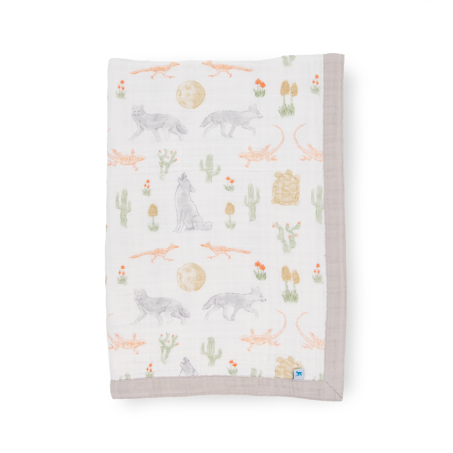 Cotton Muslin Baby Quilt - Desert Night