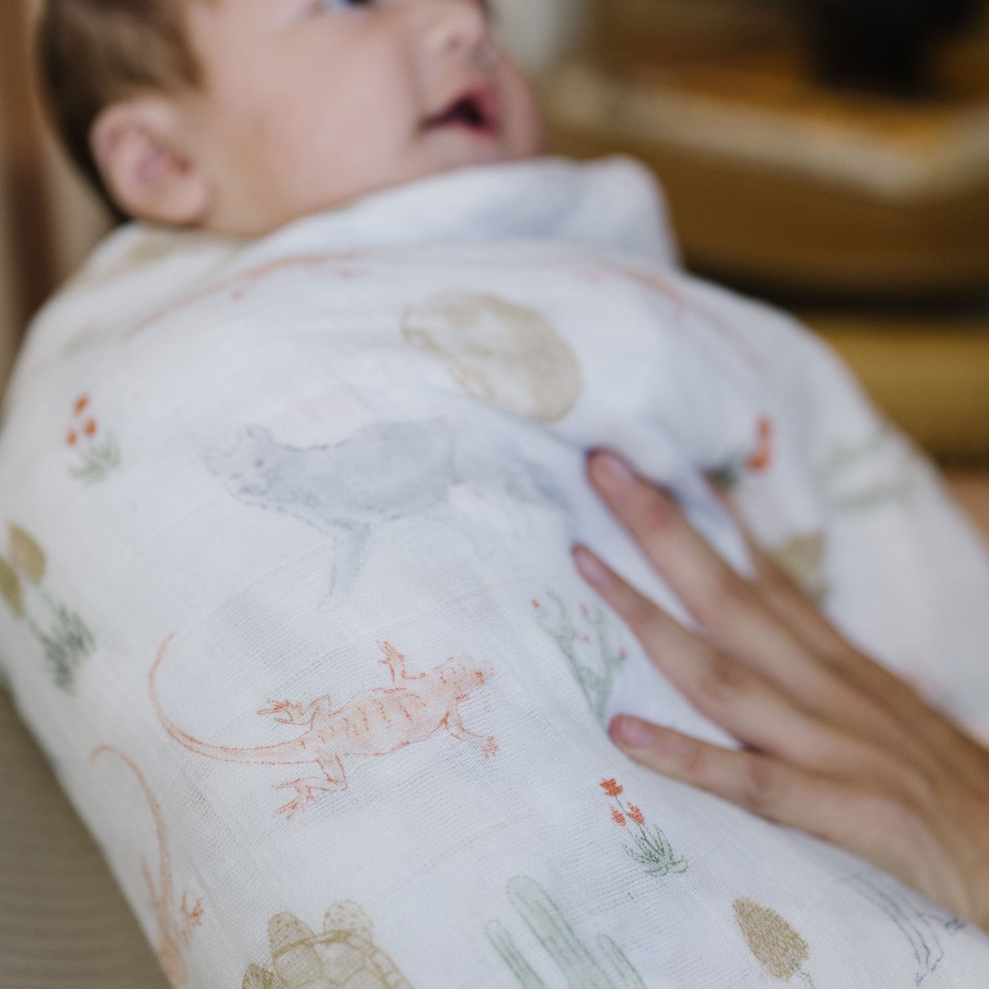 Cotton Muslin Swaddle Blanket 3 Pack - Desert Night