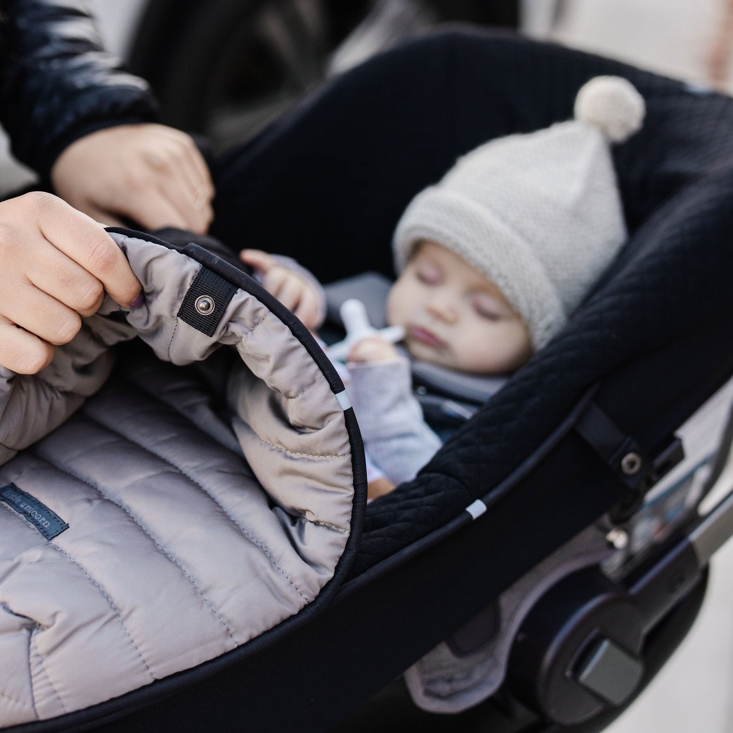 Infant Car Seat Footmuff - Mushroom