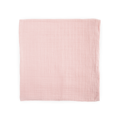 Cotton Muslin Swaddle Blanket 3 Pack - Light Pink