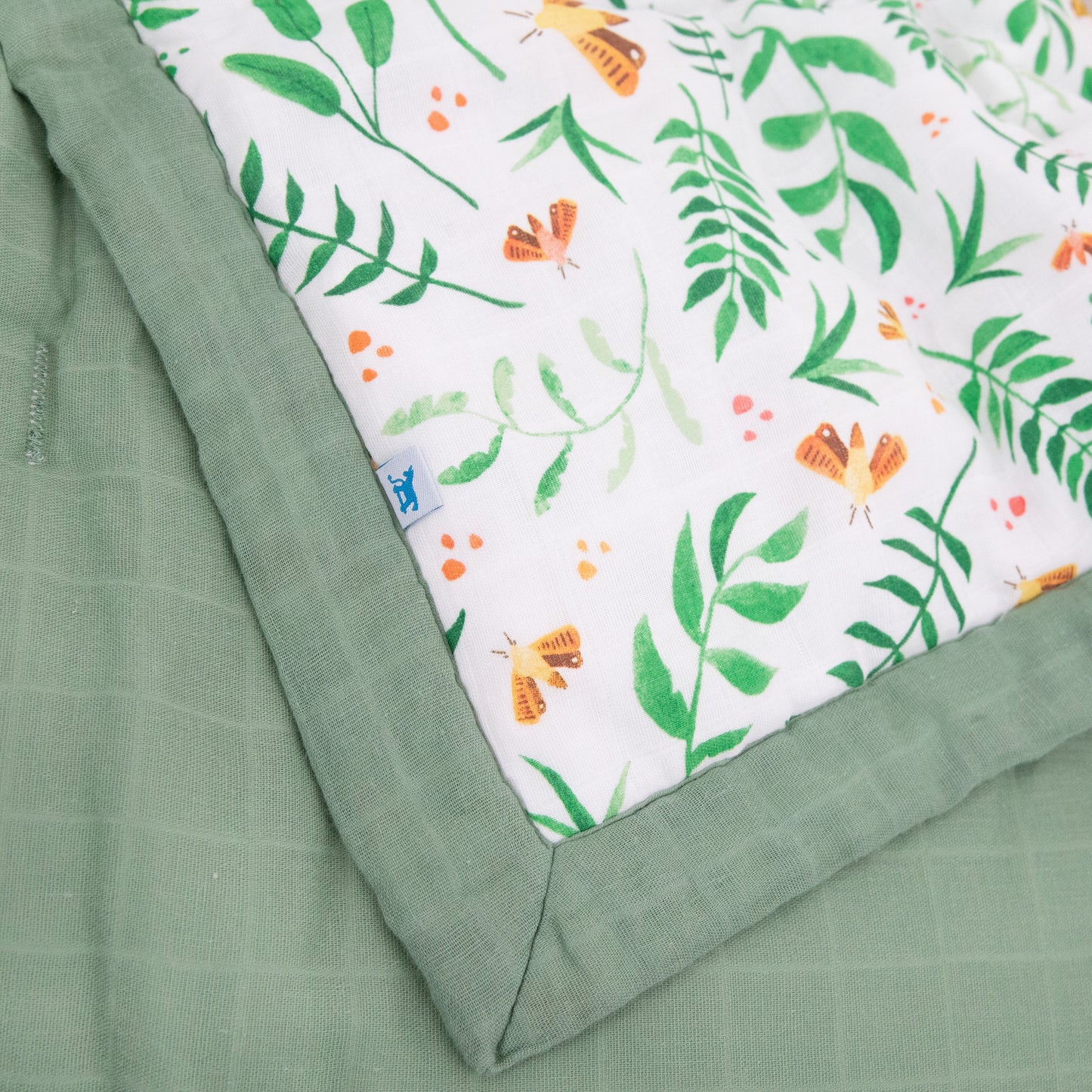 Cotton Muslin Toddler Comforter - Mighty Jungle