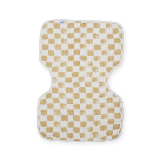 Cotton Muslin Burp Cloth - Adobe Checker