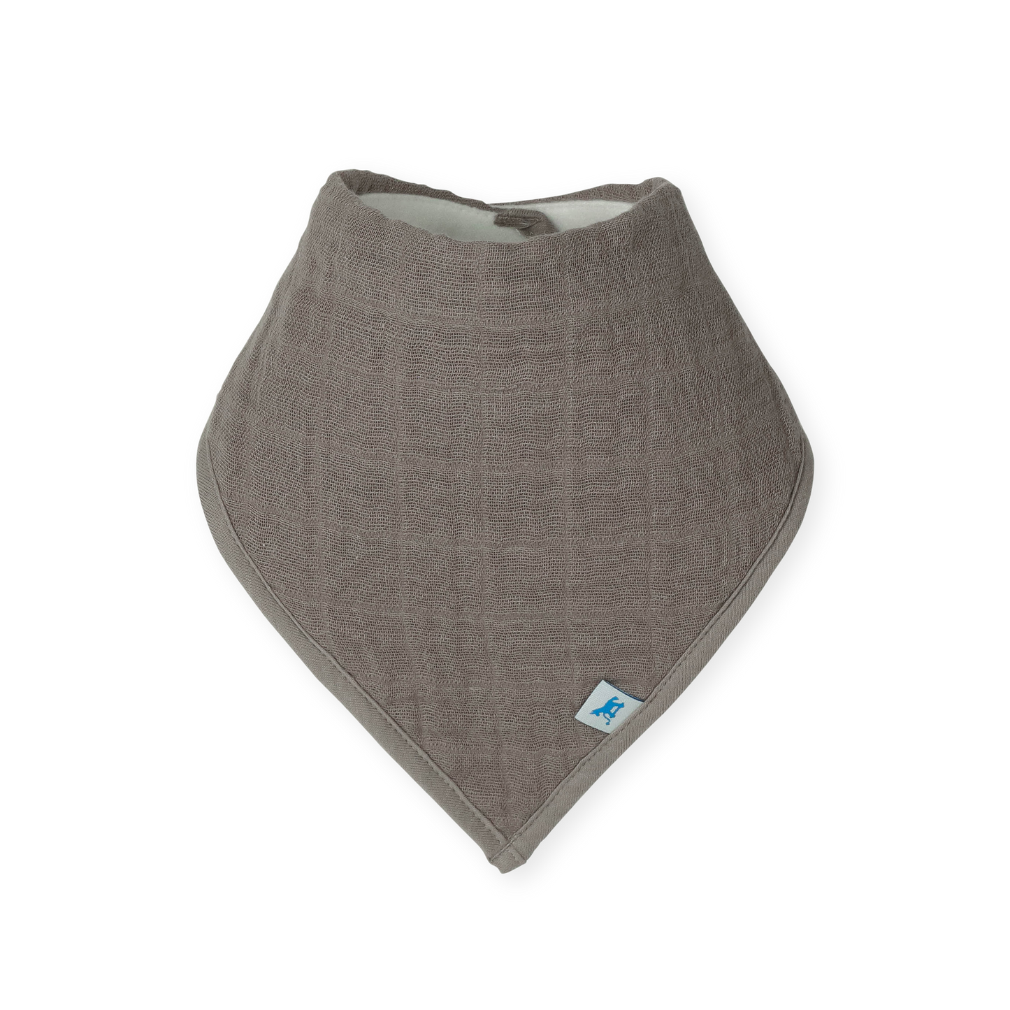 Cotton Muslin + Fleece Bandana Bib 4 Pack - Adobe Checker