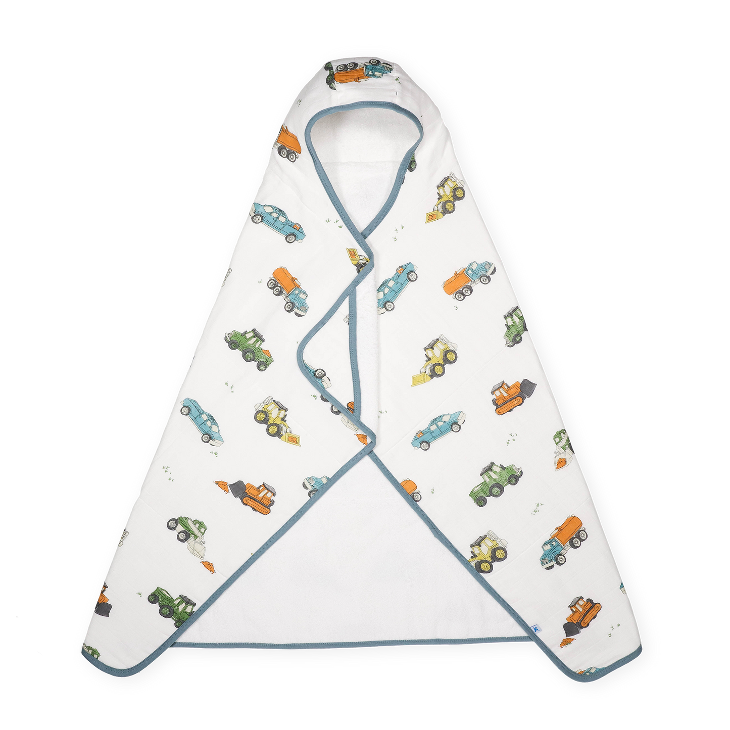 Toddler Hooded Towel - Work Trucks