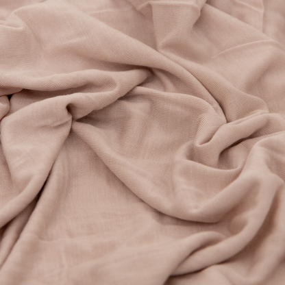 Stretch Knit Swaddle Blanket - Soft Blush