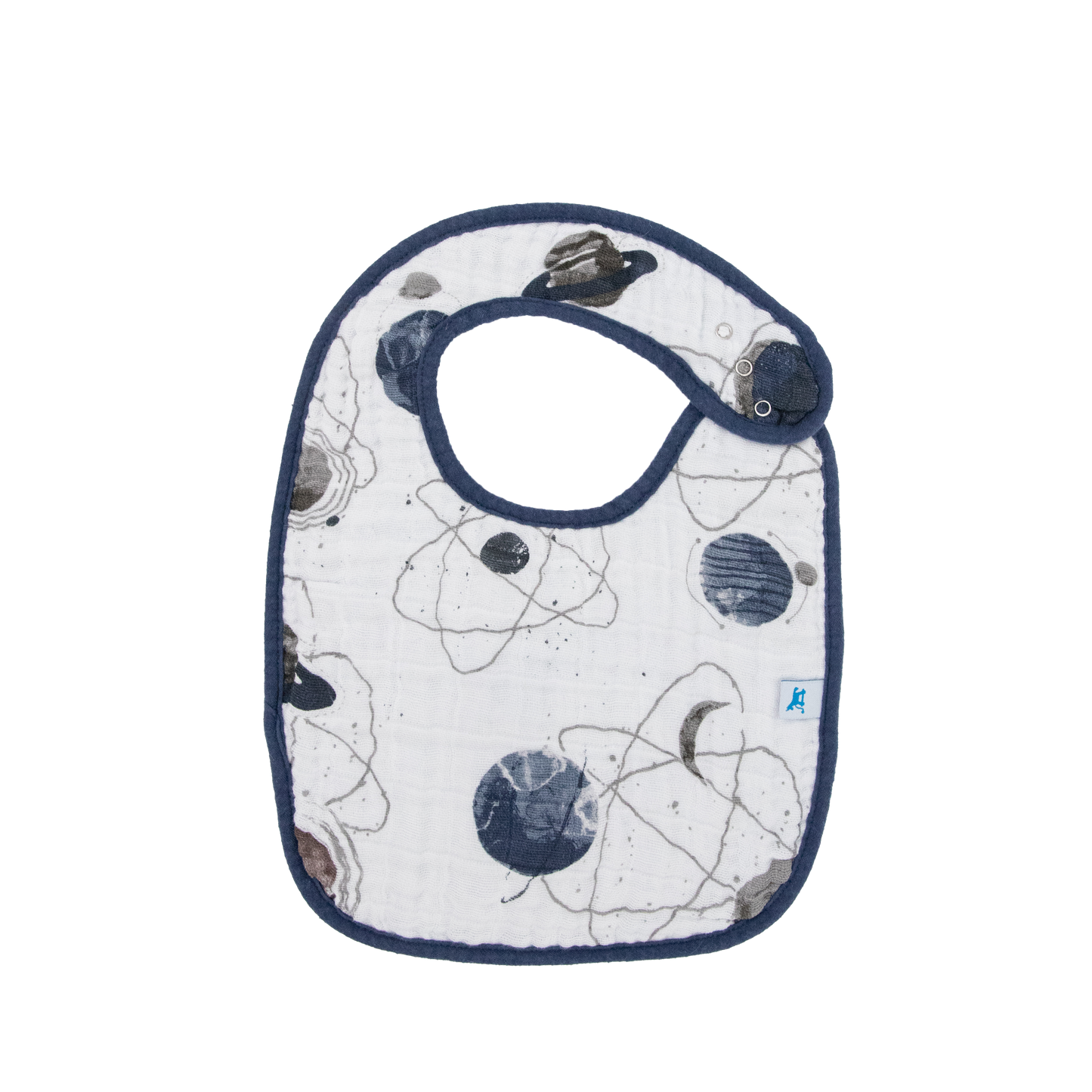 Cotton Muslin Classic Bib 3 Pack - Planetary 2