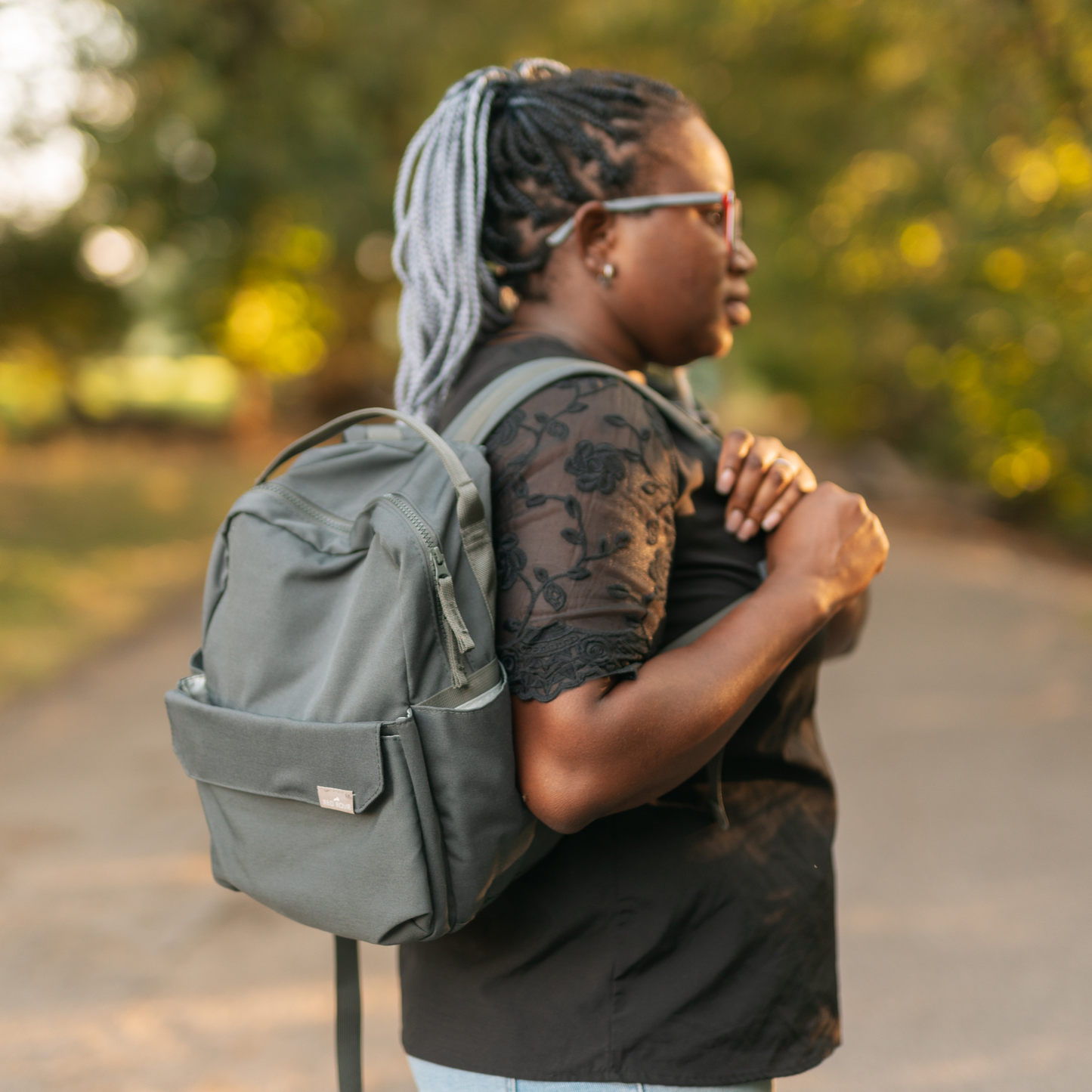 Mini Roo Backpack - Charcoal