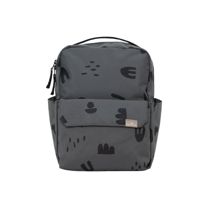 Mini Roo Backpack - Charcoal Doodle