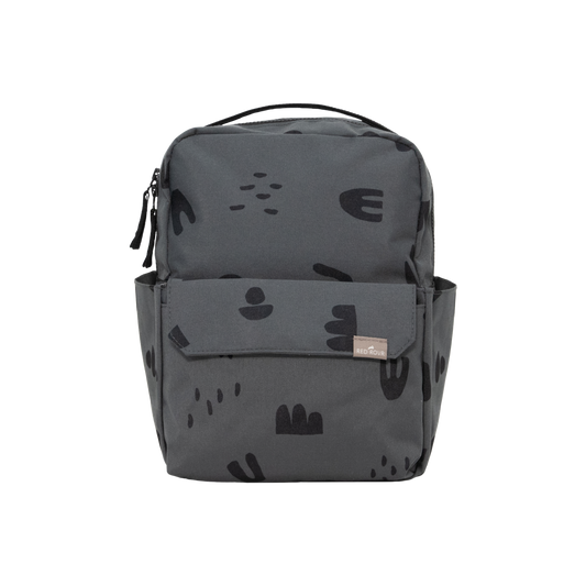 Mini Roo Backpack - Charcoal Doodle