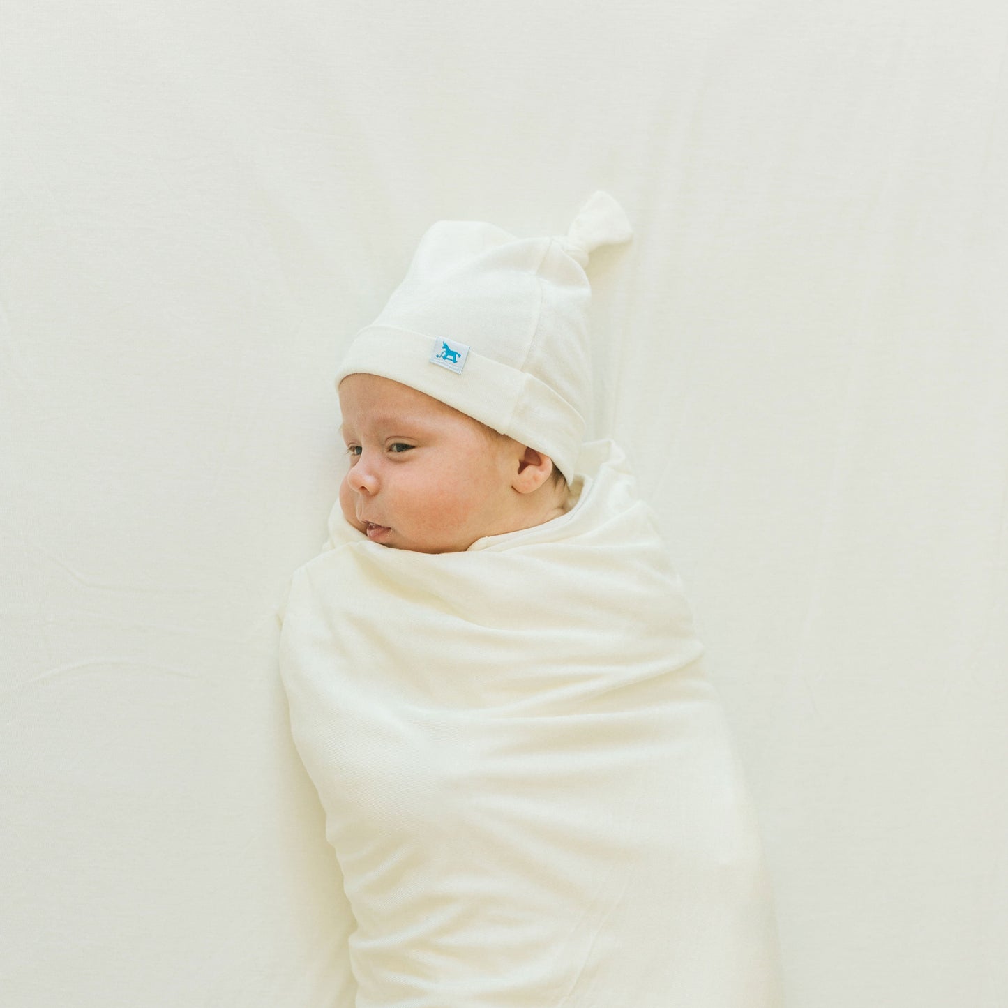 Stretch Knit Crib Sheet - White