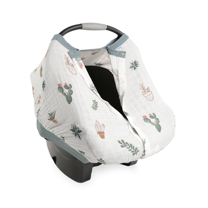 Cotton Muslin Car Seat Canopy - Prickle Pots