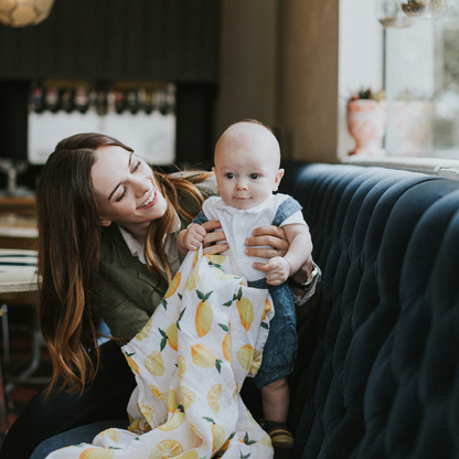 Cotton Muslin Swaddle Blanket 3 Pack - Berry Lemonade