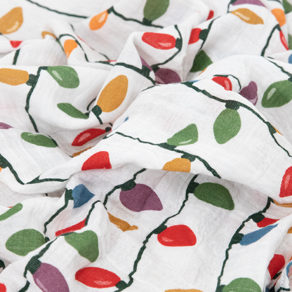 Cotton Muslin Swaddle Blanket 3 Pack - Holiday Haul