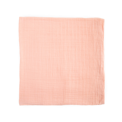 Cotton Muslin Swaddle Blanket 3 Pack - Rose Petal