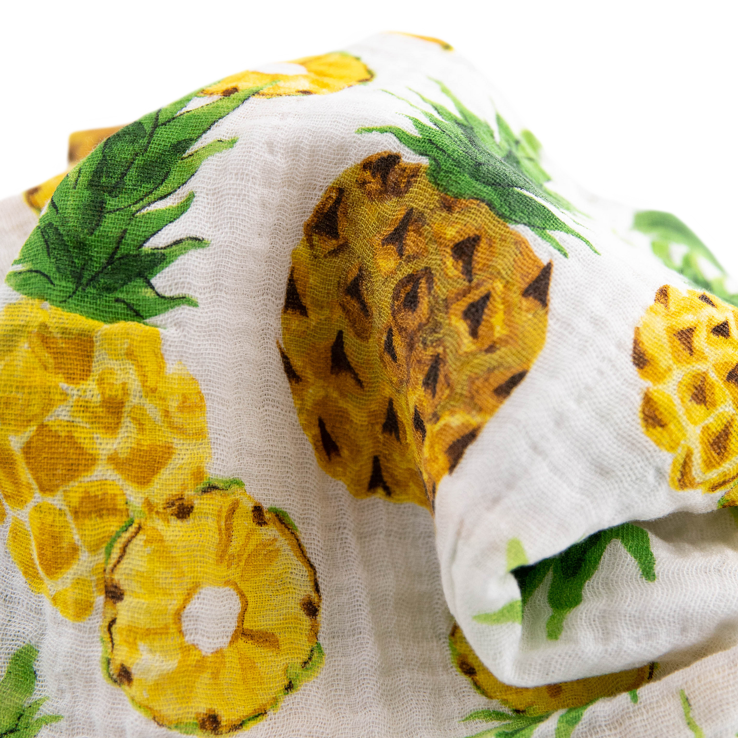 Cotton Muslin Swaddle Blanket 3 Pack - Tropical Fruit