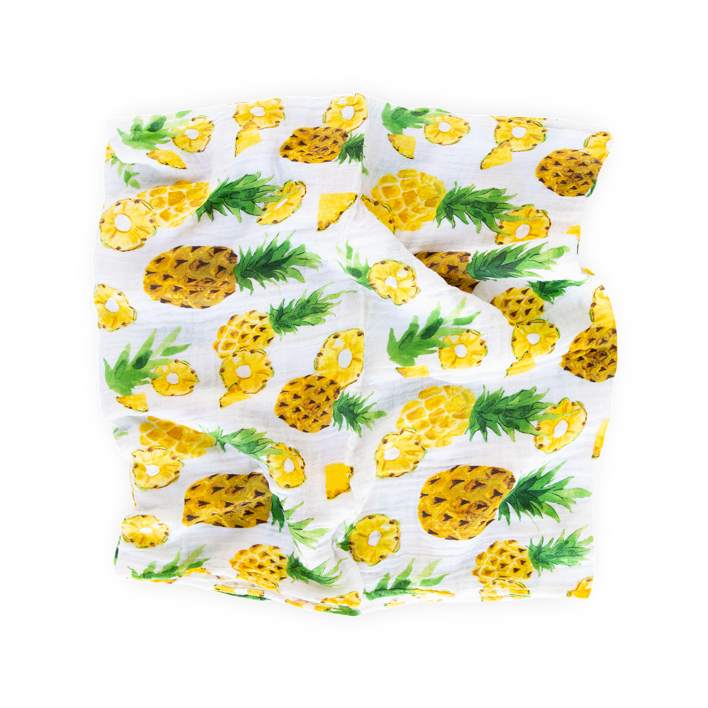 Cotton Muslin Swaddle Blanket 3 Pack - Tropical Fruit