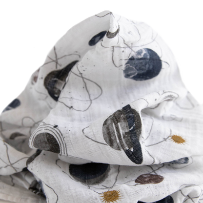 Cotton Muslin Swaddle Blanket 3 Pack - Planetary 2