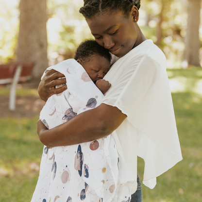 Cotton Muslin Swaddle Blanket 3 Pack - Planetary 2