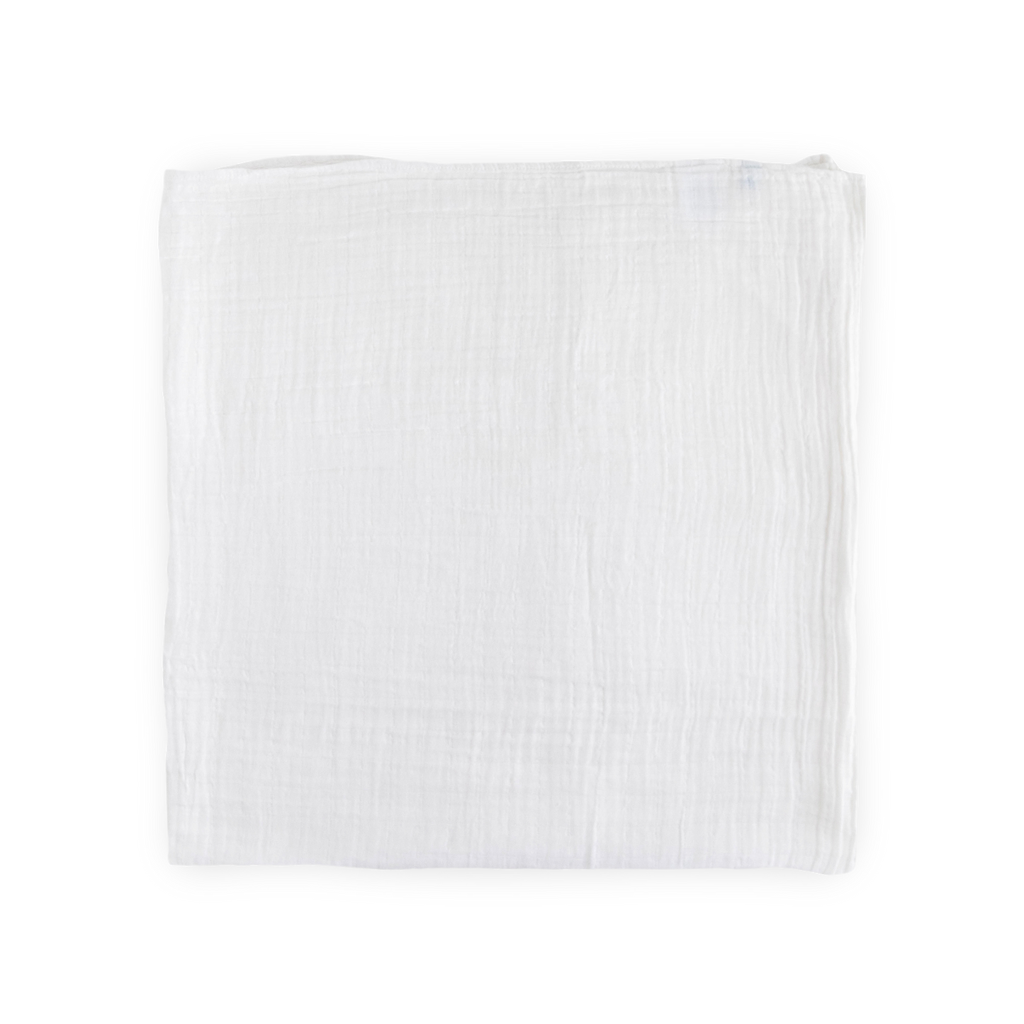 Cotton Muslin Swaddle Blanket - White