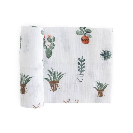 Cotton Muslin Swaddle Blanket - Prickle Pots