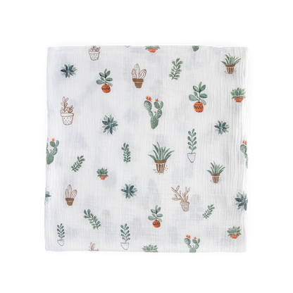 Cotton Muslin Swaddle Blanket - Prickle Pots