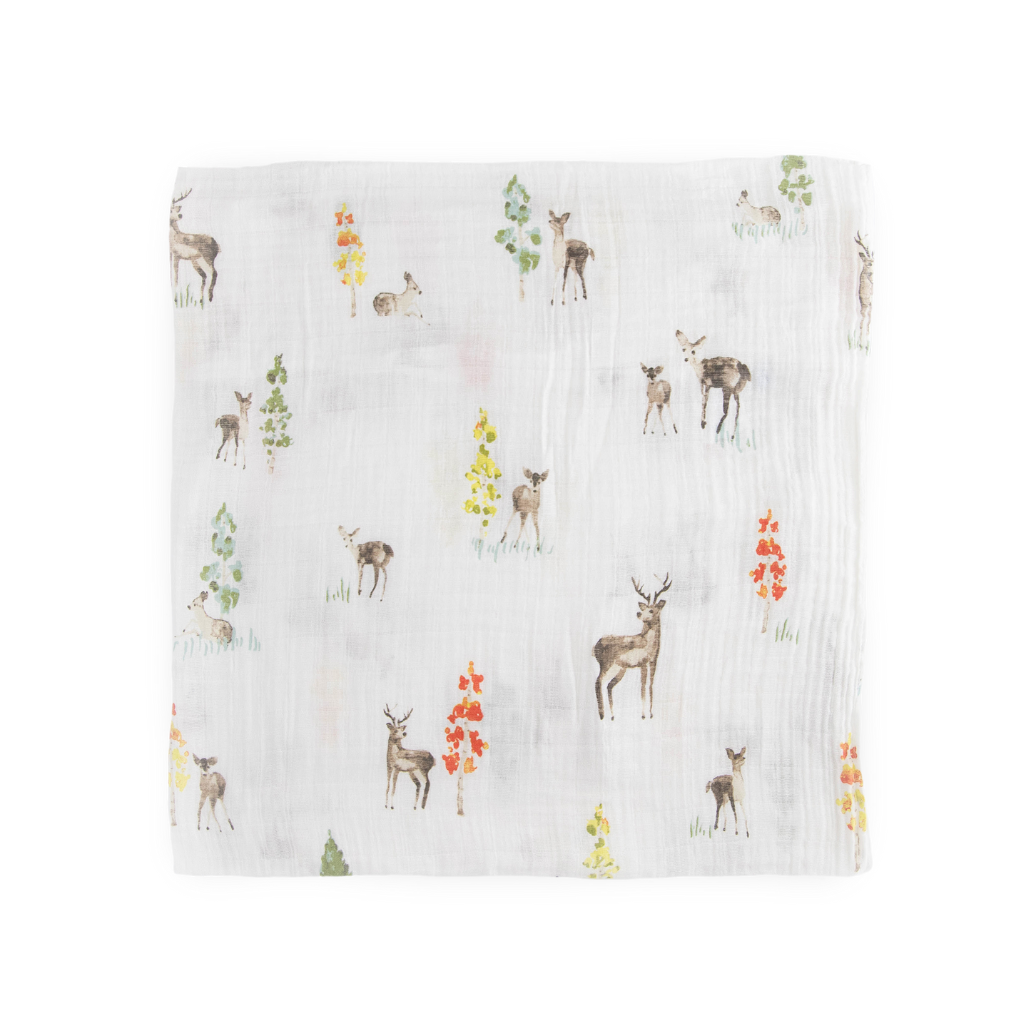 Cotton Muslin Swaddle Blanket - Oh Deer!