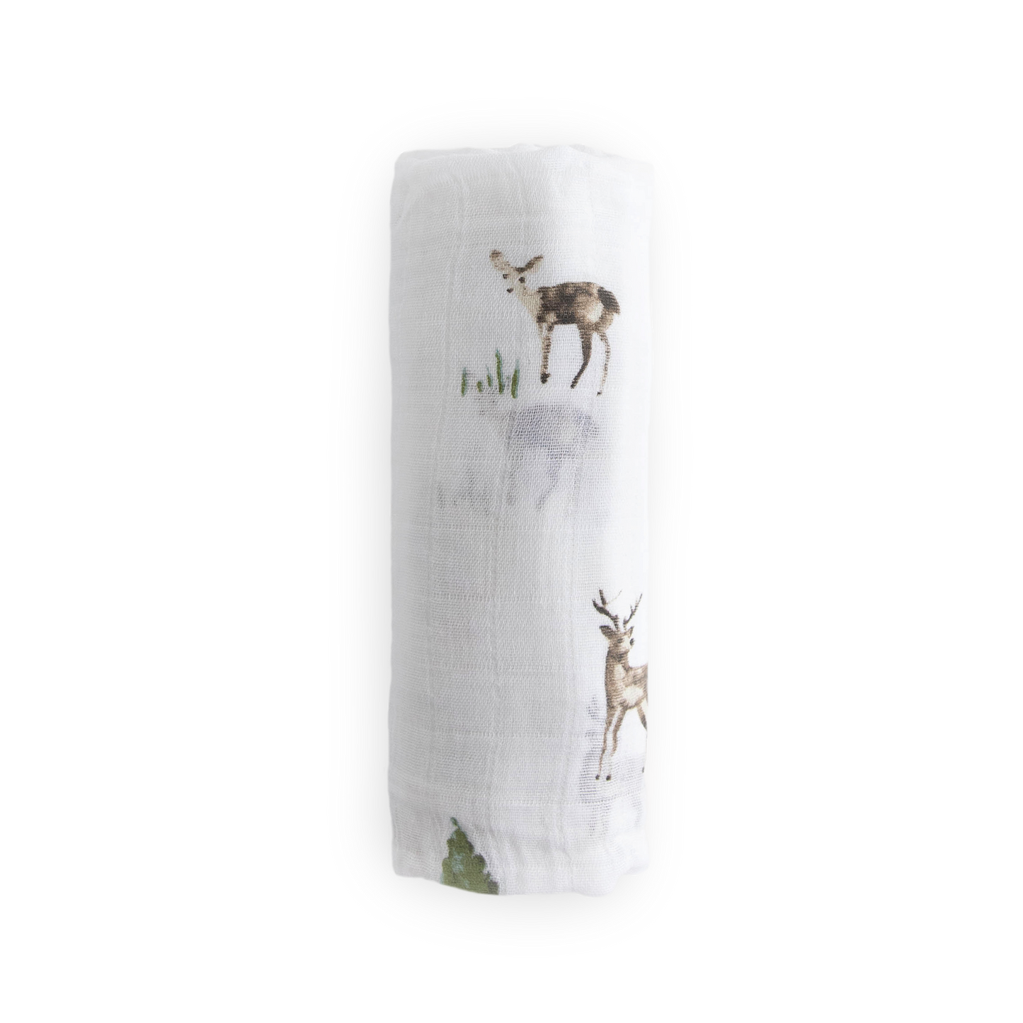 Cotton Muslin Swaddle Blanket - Oh Deer!