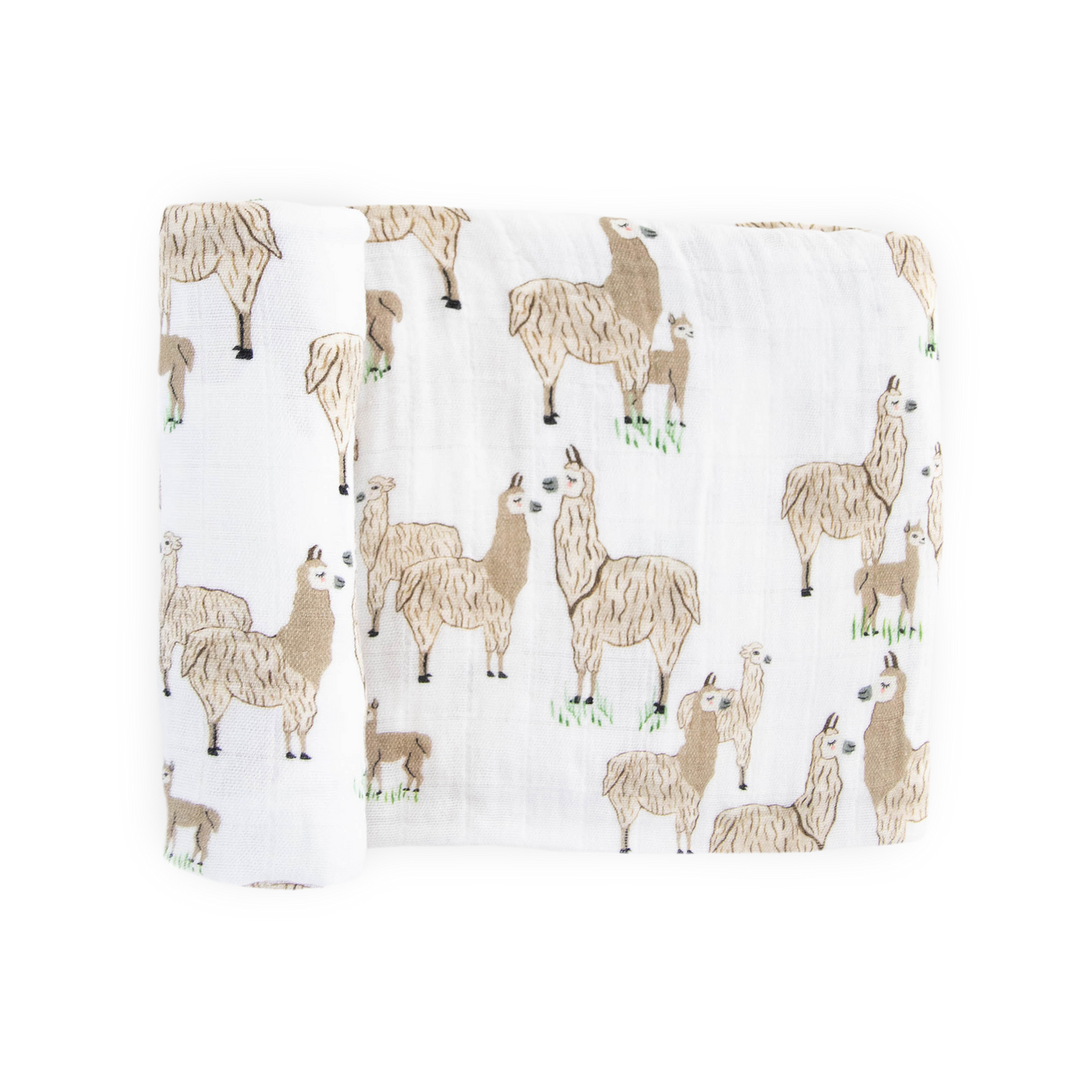 Cotton Muslin Swaddle Blanket - Llama Llama