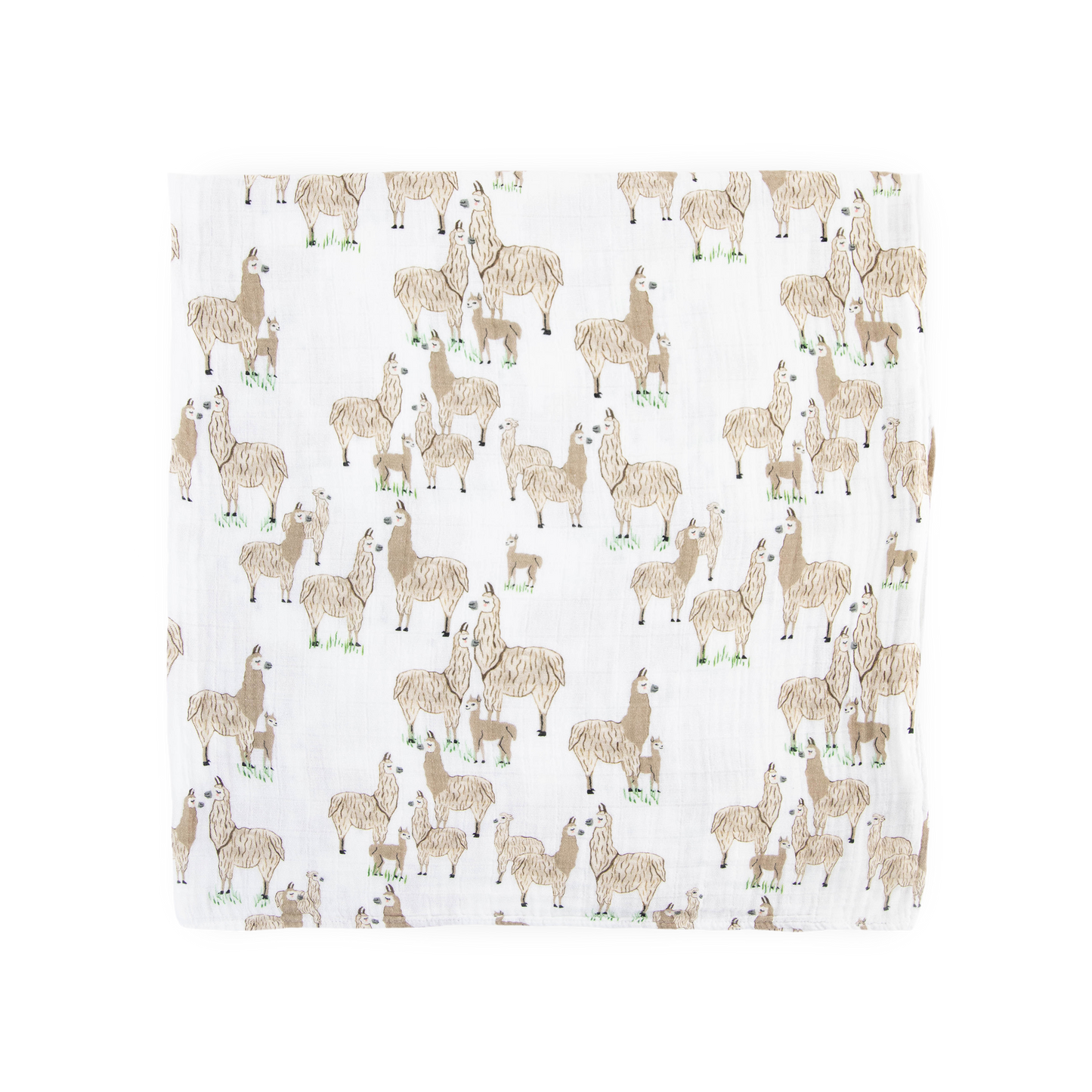 Cotton Muslin Swaddle Blanket - Llama Llama