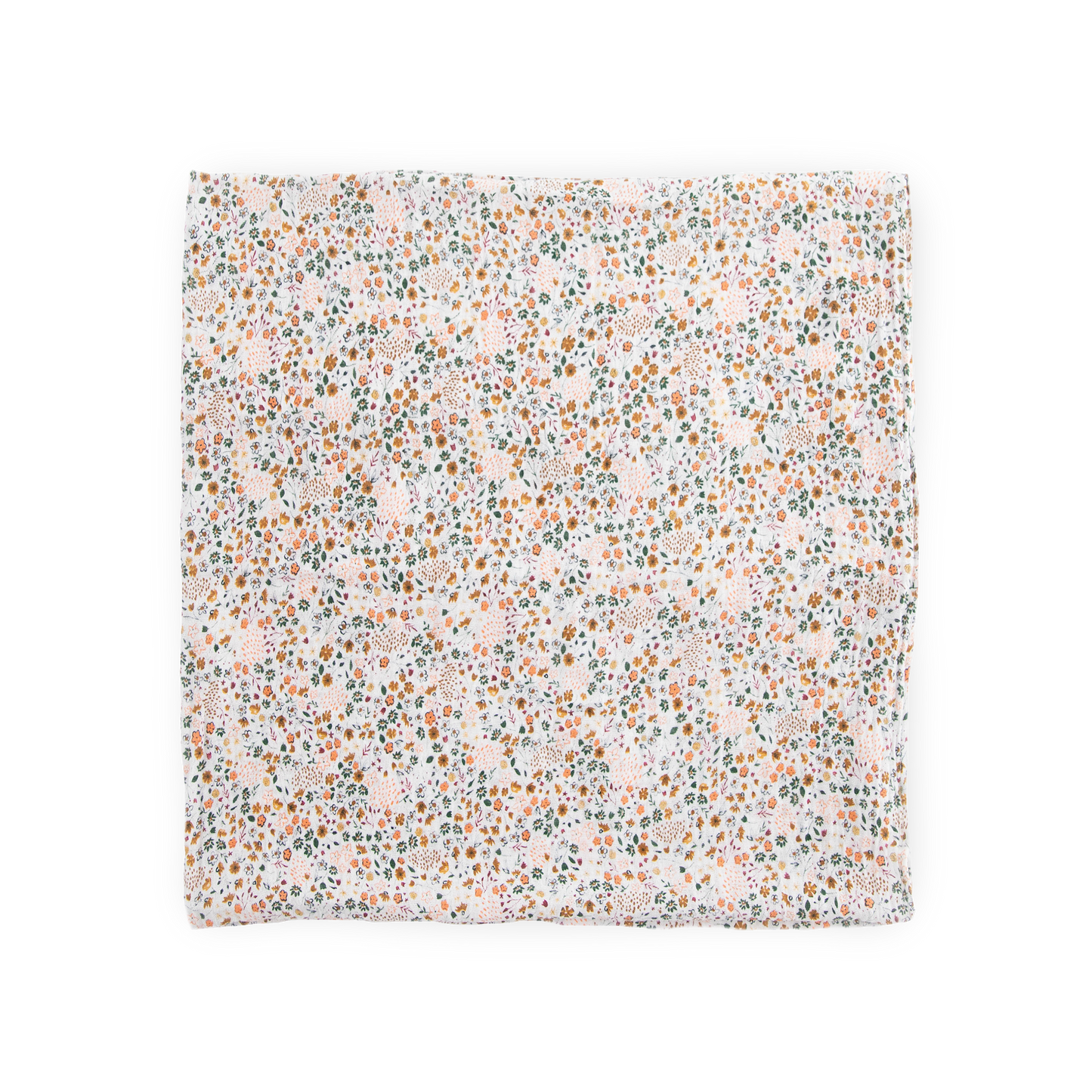 Cotton Muslin Swaddle Blanket - Pressed Petals