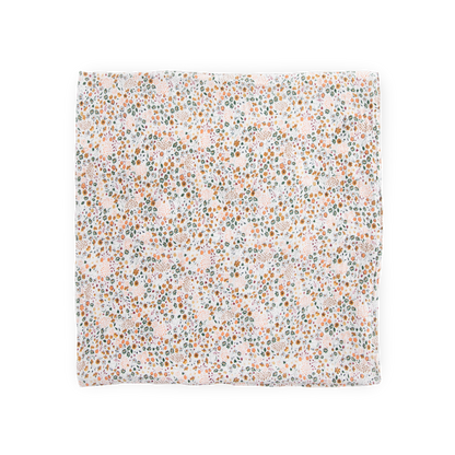 Cotton Muslin Swaddle Blanket - Pressed Petals