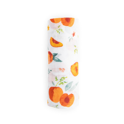 Cotton Muslin Swaddle Blanket - Georgia Peach