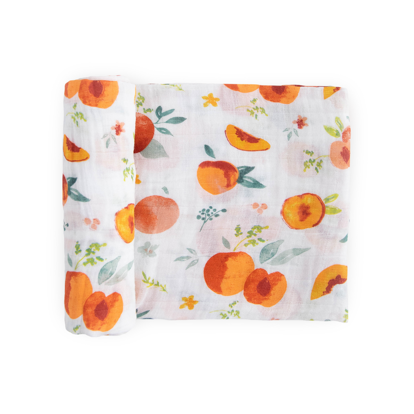 Cotton Muslin Swaddle Blanket - Georgia Peach