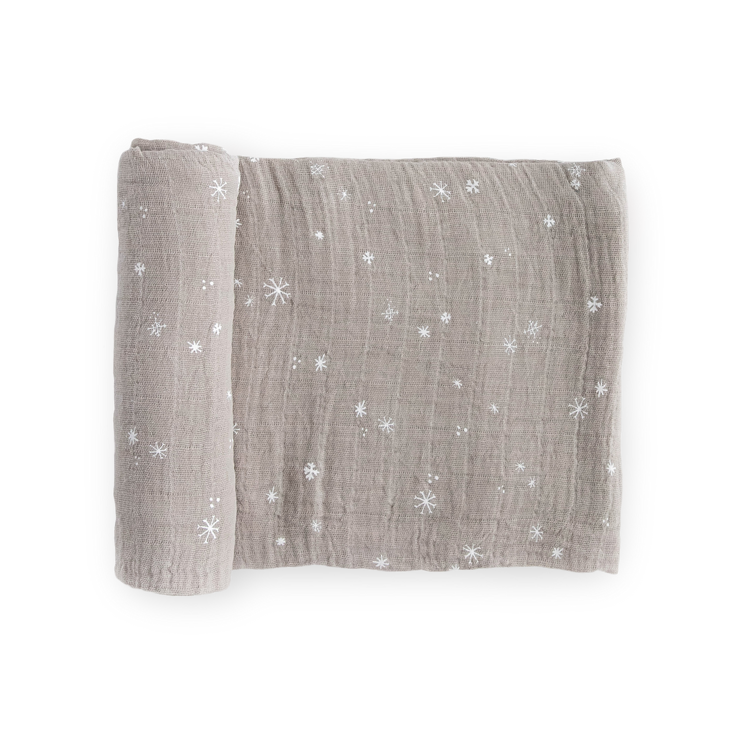 Cotton Muslin Swaddle Blanket - Snow Flurries