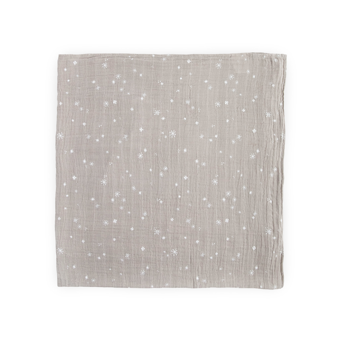 Cotton Muslin Swaddle Blanket - Snow Flurries