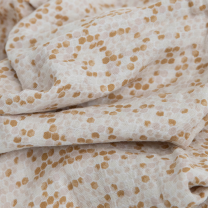 Cotton Muslin Swaddle Blanket - Honeycomb