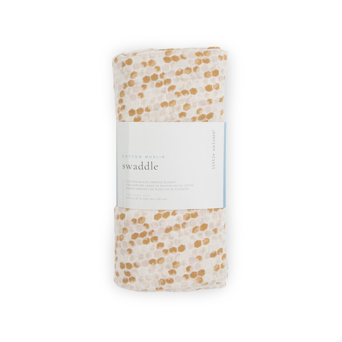 Cotton Muslin Swaddle Blanket - Honeycomb