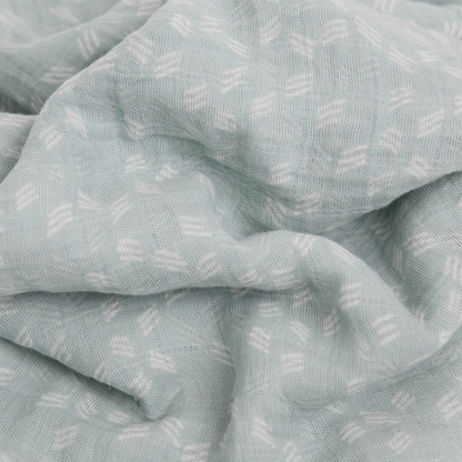 Cotton Muslin Swaddle Blanket - Misty Field