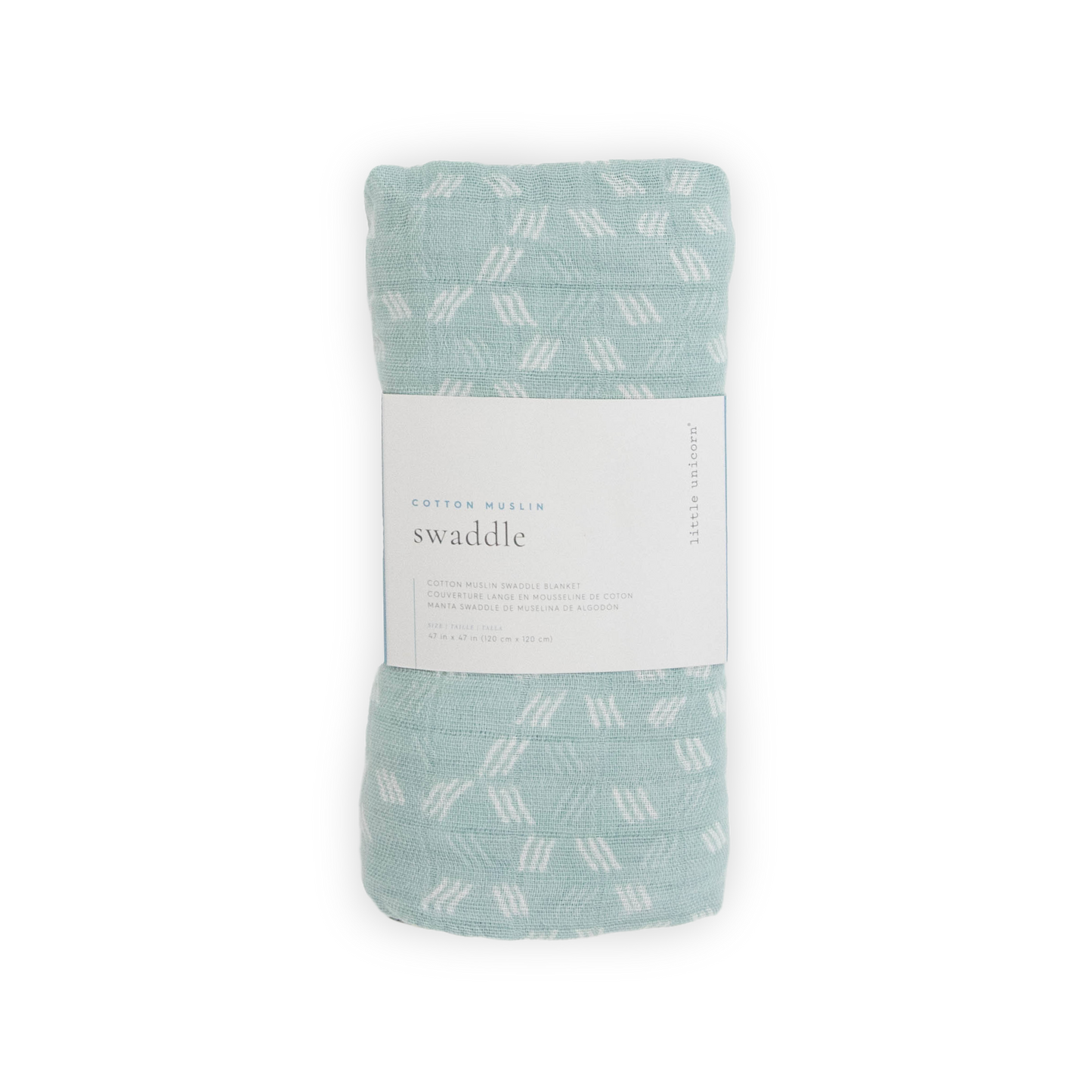 Cotton Muslin Swaddle Blanket - Misty Field