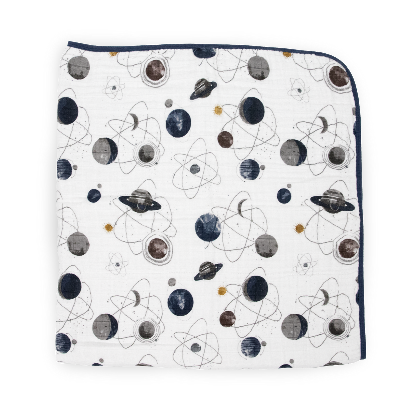 Original Cotton Muslin Quilt - Planetary