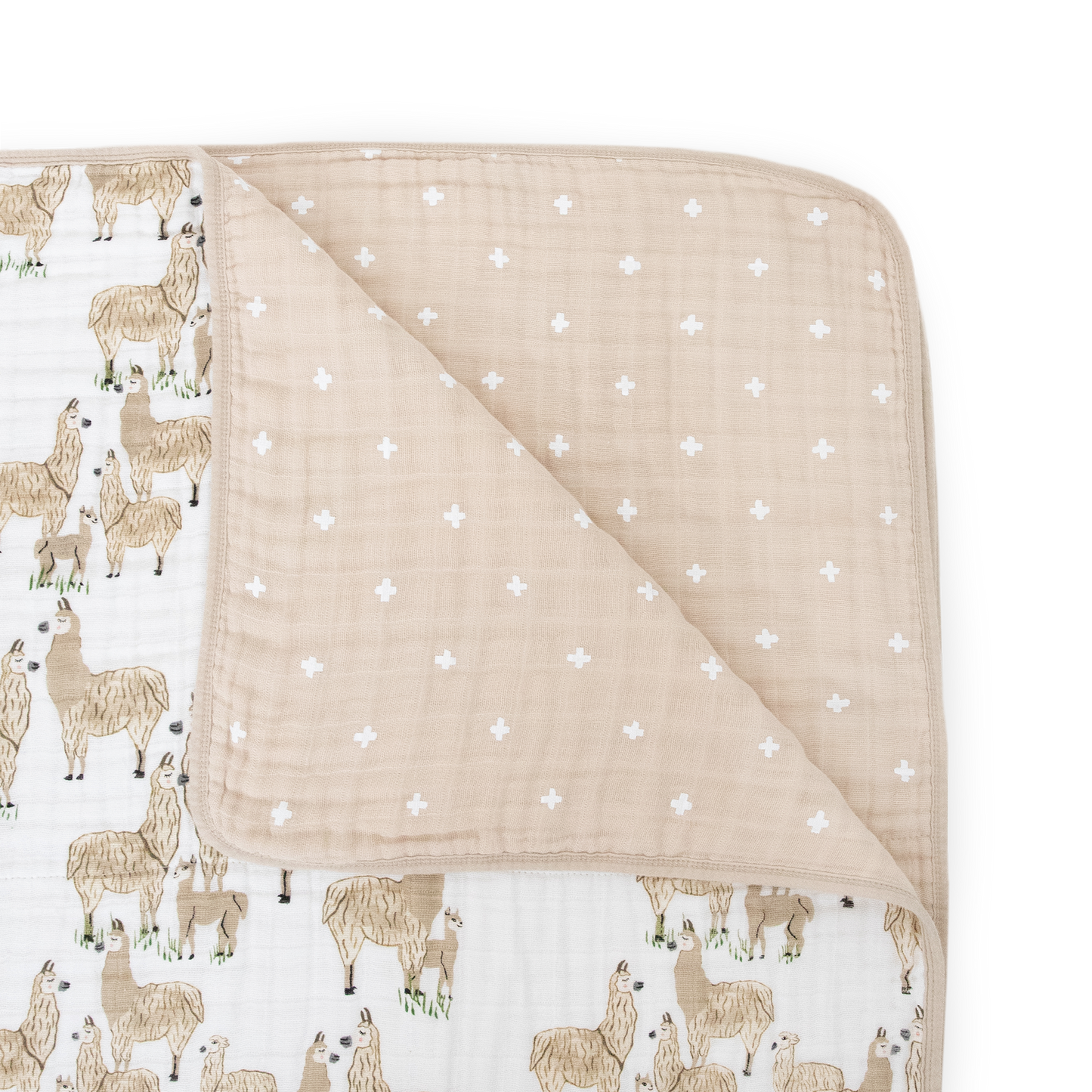 Original Cotton Muslin Quilt - Llama Llama